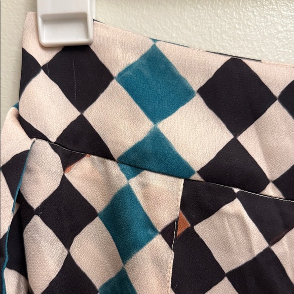 PatBO Geometric Wide Leg Pants Size 6 Flowy Feminine Quality - Picture 7 of 12